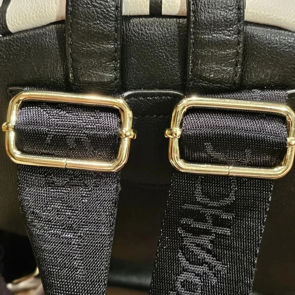 Betsey Johnson Faux Leather Backpack Furry Stuffed Heart - Picture 15 of 16